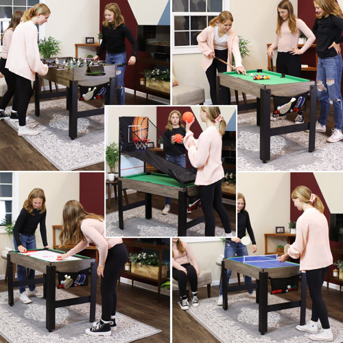 SunnyDaze Decor 23.75'' L 5 Game Multi Game Table & Reviews Wayfair